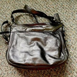 Coach Metallic Leather Handbag